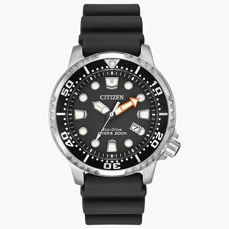 Promaster Diver Men s Eco Drive BN0150 28E Black Dial Watch CITIZEN